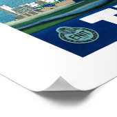 Trieste Italy Vintage Travel Poster (Hoek)