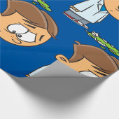 Trieste Jongen Wetenschapper met Gebroken Experime Cadeaupapier