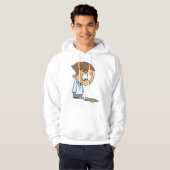 Trieste Jongen Wetenschapper met Gebroken Experime Hoodie (Voorkant volledig)