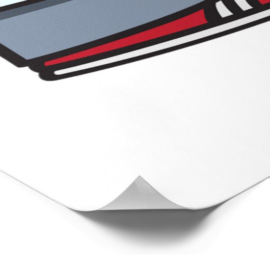 Trieste Jongen Wetenschapper met Gebroken Experime Poster (Hoek)