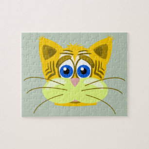 trieste kat puzzel legpuzzel