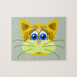 trieste kat puzzel legpuzzel