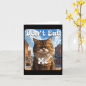 Trieste kattenweerstand eet me niet op kaart (Gele Bloem)