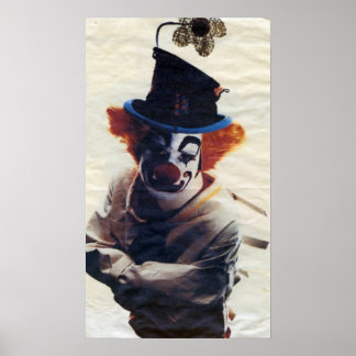 trieste kleine clown poster