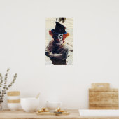 trieste kleine clown poster (Keuken)