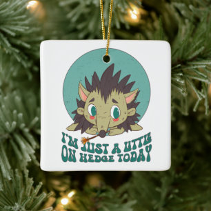 Trieste kleine egel keramisch ornament