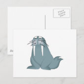 Trieste kleine walrus briefkaart (Voorkant / Achterkant)