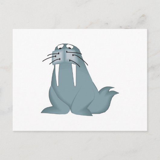 Trieste kleine walrus briefkaart (Voorkant)