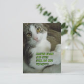 trieste ogen Briefkaart (Staand voorkant)