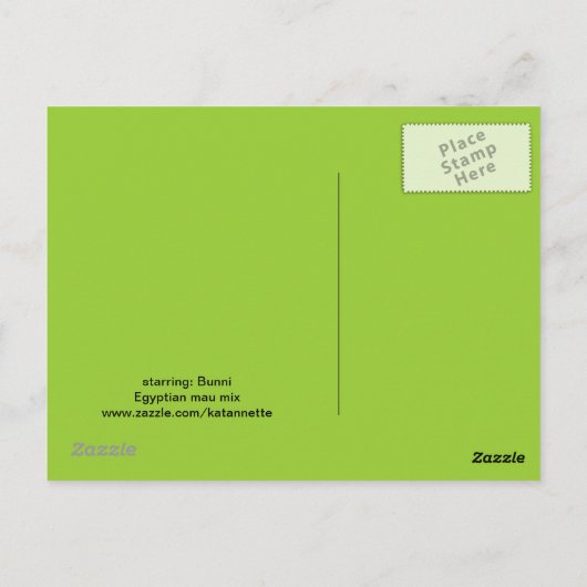 trieste ogen Briefkaart (Achterkant)