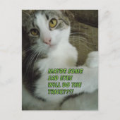 trieste ogen Briefkaart (Voorkant)