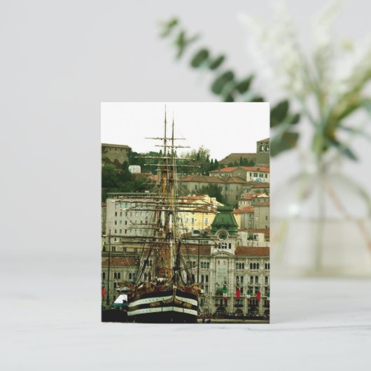 trieste piazza-eenheid briefkaart (Staand voorkant)