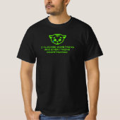 Trieste Pixel Cat klikte iets grappigs programmeur T-shirt (Voorkant)