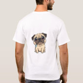 Trieste Pug Tears Shed voor jou T-shirt (Achterkant)