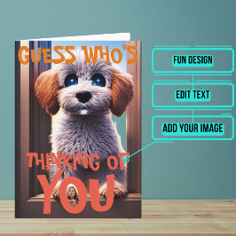 Trieste Puppy Denken aan jou Kaart