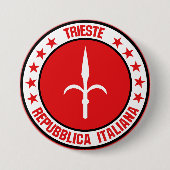 Trieste Ronde Button 7,6 Cm (Voorkant)