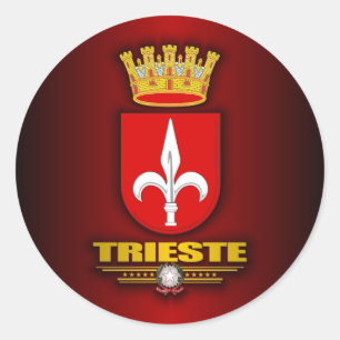 Trieste Ronde Sticker