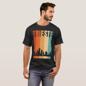Trieste Skyline T-shirt (Voorkant volledig)