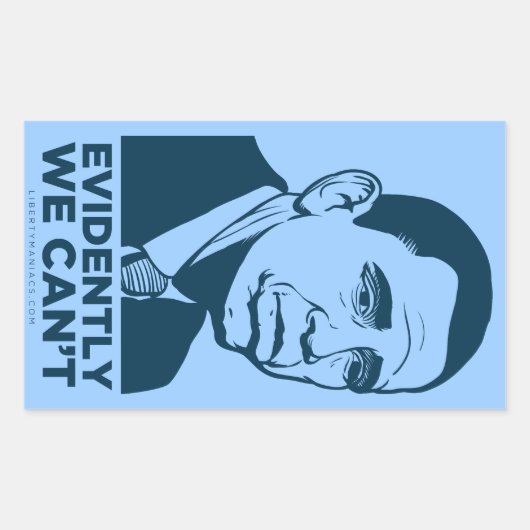 trieste Sticker van obama (Voorkant)