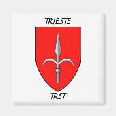 TRIESTE (TRST) Wapenmunt Magneet (Voorkant)