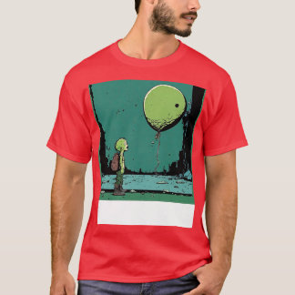 Trieste Zombie met een ballon T-shirt