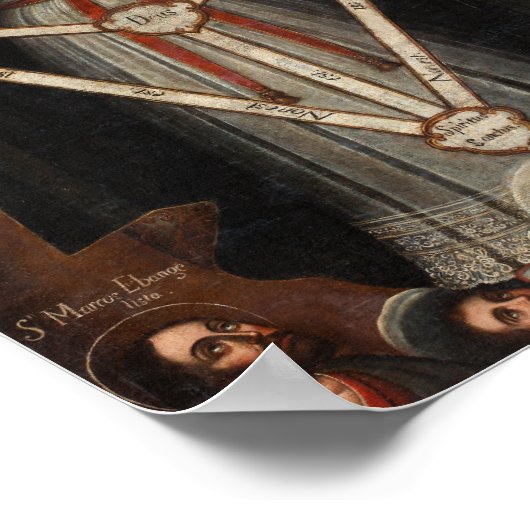 Trifaciale driedubbele vlakte poster (Hoek)