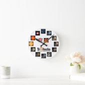 Trifecto-wandklok Ronde Klok (Huis)