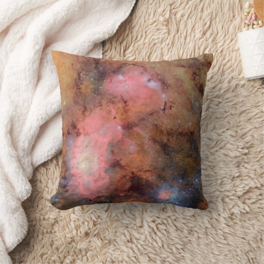 Trifid en Lagoon Nebulae Kussen (Deken)