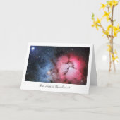 Trifid Nebula - Goed gelag in je examens Kaart (Gele Bloem)
