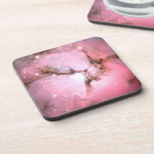Trifid Nebula in Sagittarius Drankjes Onderzetter (Linkerzijde)