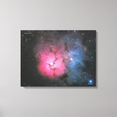 Trifid Nebula (M 20) - Medium Canvas Print (Voorkant)