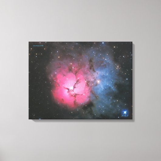 Trifid Nebula (M 20) - Medium Canvas Print (Voorkant)