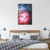 Trifid Nebula, Messier 16 - Pillars of Creation Canvas Afdruk (Insitu (Slaapkamer))