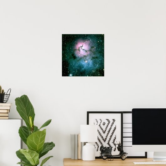 Trifid Nebula Poster (Thuiskantoor)