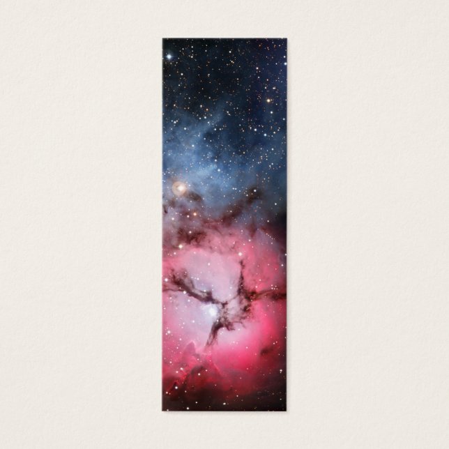 Trifid Nebula Space Astronomie Mini Visitekaartjes (Voorkant)