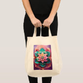 Trifle fleur roos fleur symbol spirituele Canvas t Tote Bag (Voorkant (product))