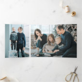 Trifold 3 Foto Waterverf Kaart (Binnen)