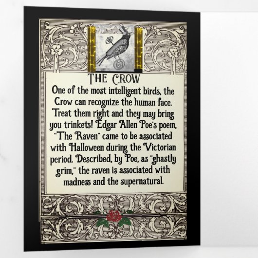 Trifold Halloween Kaart (Binnenzijde eerst)