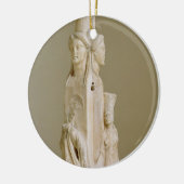 Triform Herm van Hecate, marmer sculptuur, attisch Keramisch Ornament (Links)