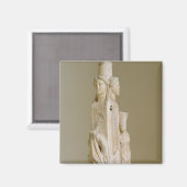 Triform Herm van Hecate, marmer sculptuur, attisch Magneet (Voorkant / Achterkant)