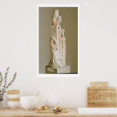 Triform Herm van Hecate, marmer sculptuur, attisch Poster (Keuken)