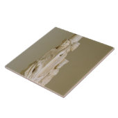 Triform Herm van Hecate, marmer sculptuur, attisch Tegeltje (Zijkant)