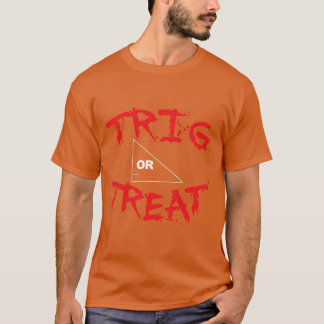 Trig Orreat Halloween Wiskunde Pun boy T-shirt