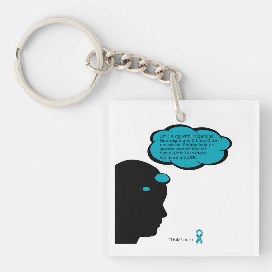 Trigeminal Neuralgia and Facial Pain Disorders Sleutelhanger (Voorkant)