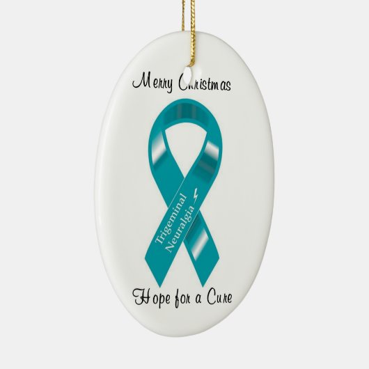 Trigeminal Neuralgia Hope for a Cure Ornament (Rechts)