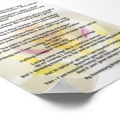 Trigeminal Neuralgia Poem door Rosemary Grant Poster (Hoek)