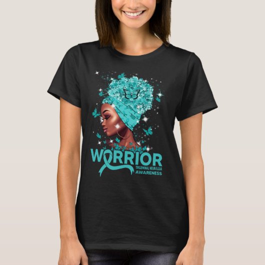 Trigeminal Neuralgia Warrior Trigeminal Neuralgia T-shirt (Voorkant)
