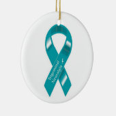 Trigeminale Neuralgia awareness lint ornament. Keramisch Ornament (Rechts)