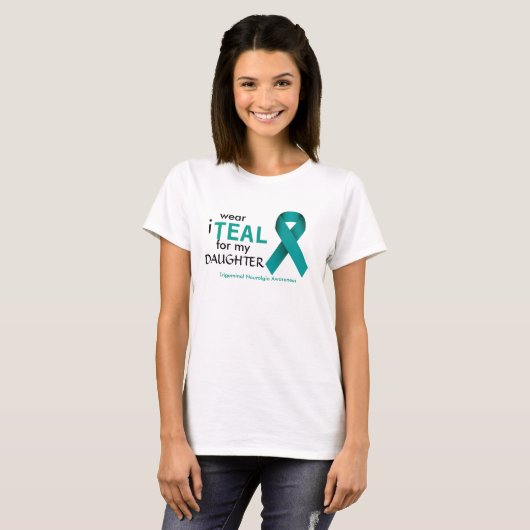 Trigeminale Neuralgia Awareness Tshirt (Voorkant volledig)
