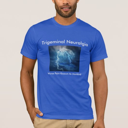 Trigeminale Neuralgia Awareness Tshirt (Voorkant)